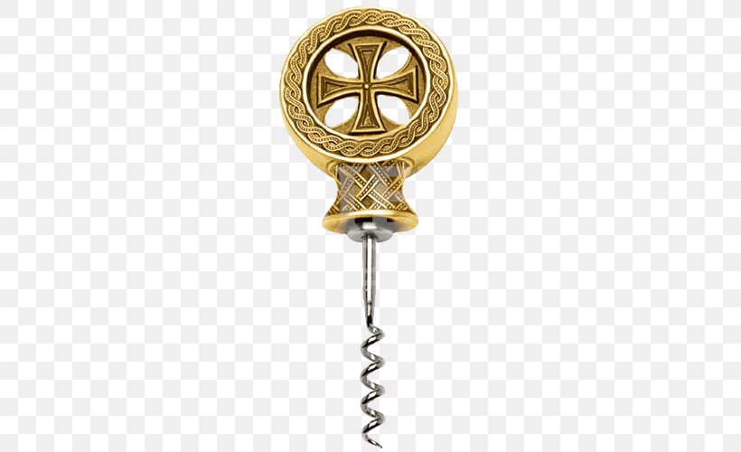 Medieval Gold Coins - Brass Pendant Cross Necklace Silver PNG