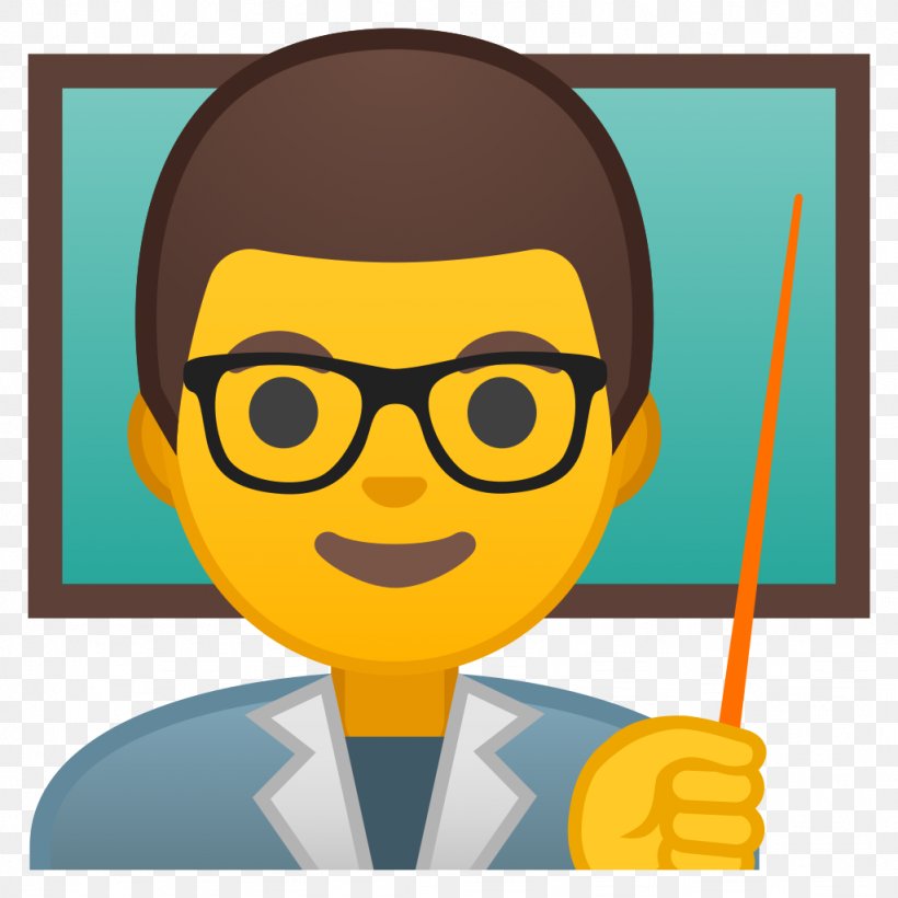 Emoji Smiley Teacher Professor School, PNG, 1024x1024px, Emoji, Art, Art Emoji, Cartoon, Education Download Free