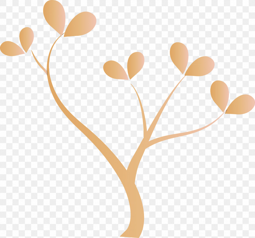 Leaf Branch Plant Stem Plant Heart, PNG, 3000x2801px, Cartoon Tree, Abstract Tree, Branch, Heart, Leaf Download Free
