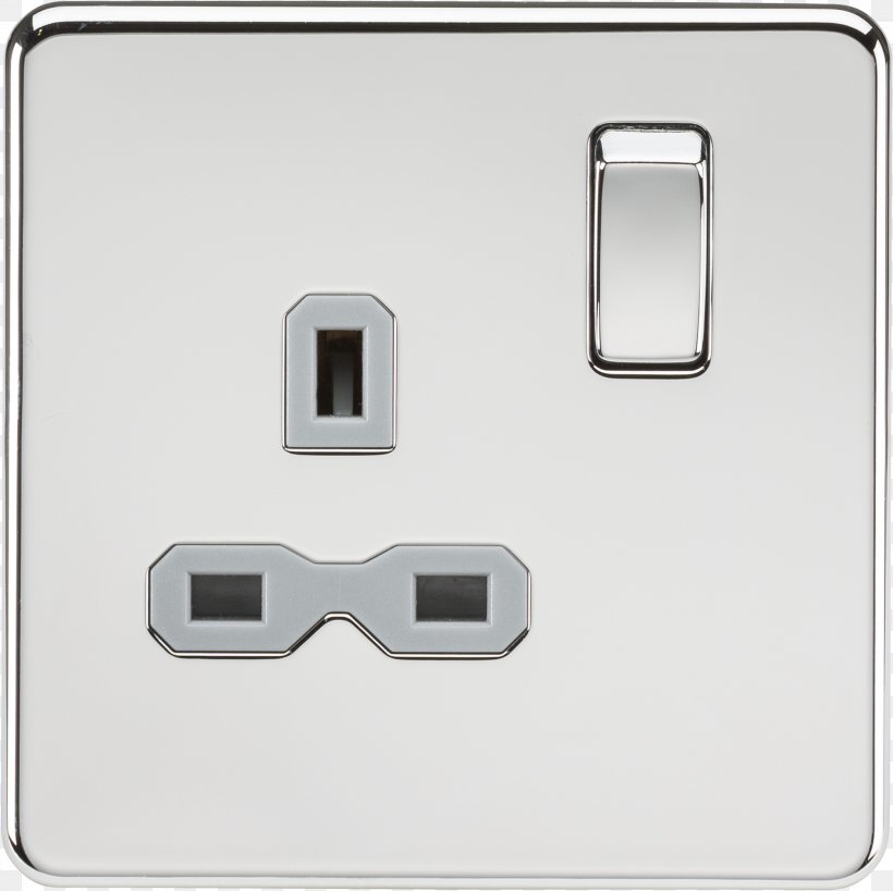 AC Power Plugs And Sockets Electrical Switches Metal, PNG, 2000x1999px, Ac Power Plugs And Sockets, Ac Power Plugs And Socket Outlets, Alternating Current, Chrome Plating, Electrical Switches Download Free