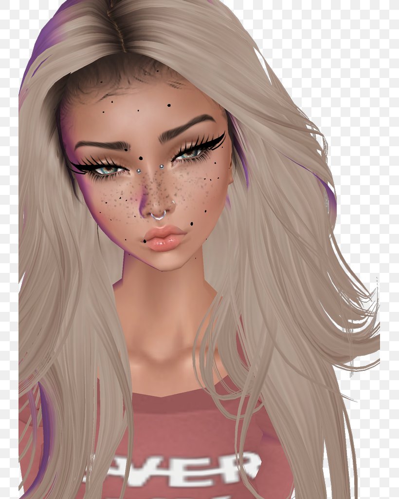 Eyebrow Barbie Forehead Cheek Eyelash, PNG, 743x1024px, Watercolor, Cartoon, Flower, Frame, Heart Download Free