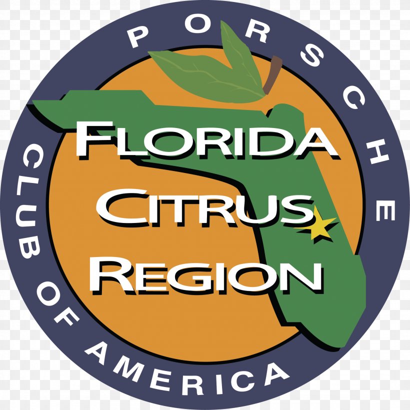 Florida Porsche Club Of America Car Logo, PNG, 2155x2155px, Florida, Area, Brand, Car, Citrus Download Free
