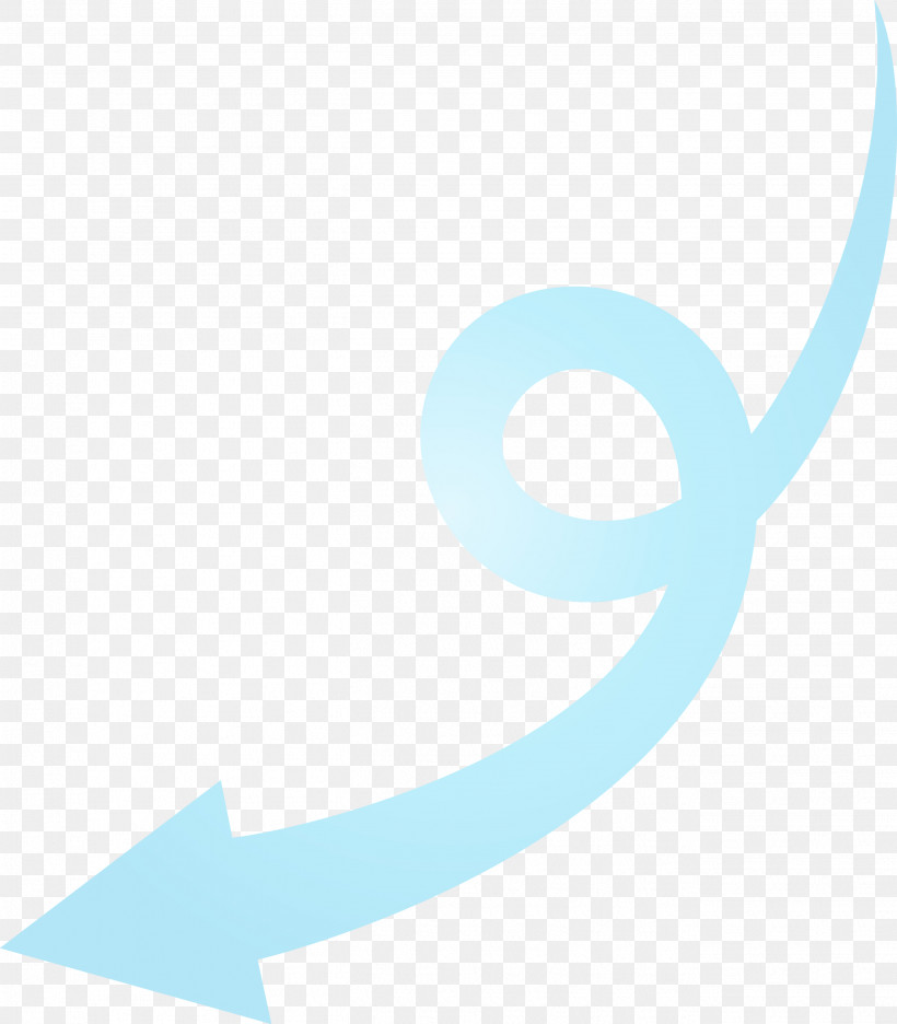 Aqua Blue Turquoise Teal Font, PNG, 2628x3000px, Curved Arrow, Aqua, Blue, Electric Blue, Logo Download Free