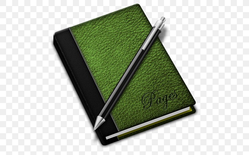 ICO Pages Icon, PNG, 512x512px, Ico, Application Software, Diary, Grass, Green Download Free