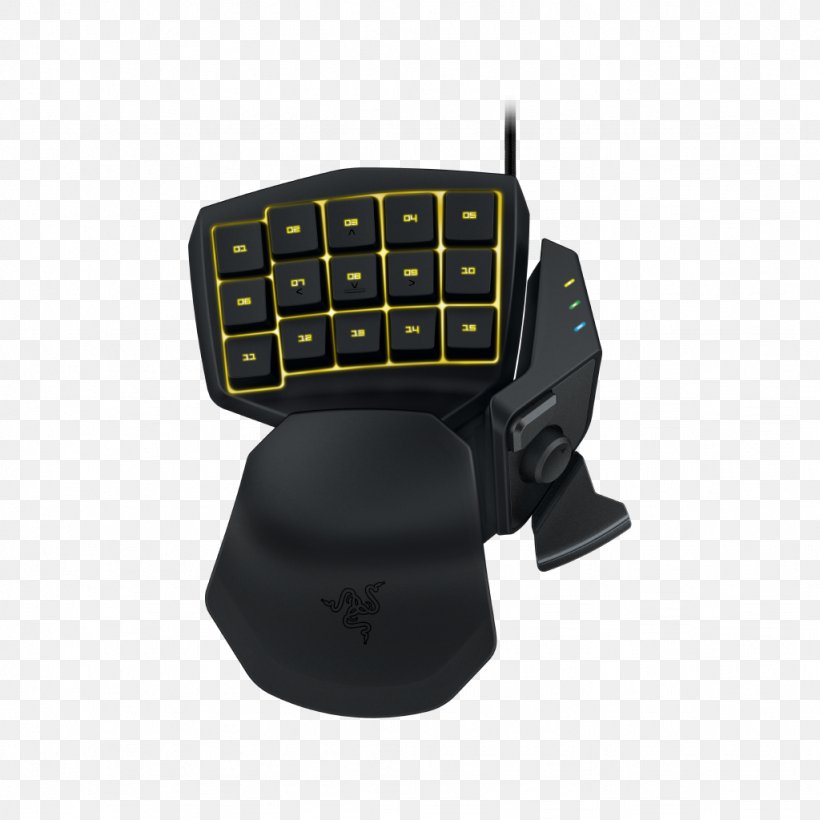 Computer Keyboard Razer Tartarus Chroma Gaming Keypad Razer Orbweaver Elite Keypad, PNG, 1024x1024px, Computer Keyboard, Computer Component, Electronic Device, Game Controllers, Gaming Keypad Download Free