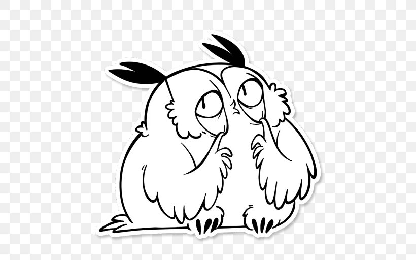 Telegram Sticker Rabbit Drawing Clip Art, PNG, 512x512px, Telegram, Area, Art, Artwork, Beak Download Free