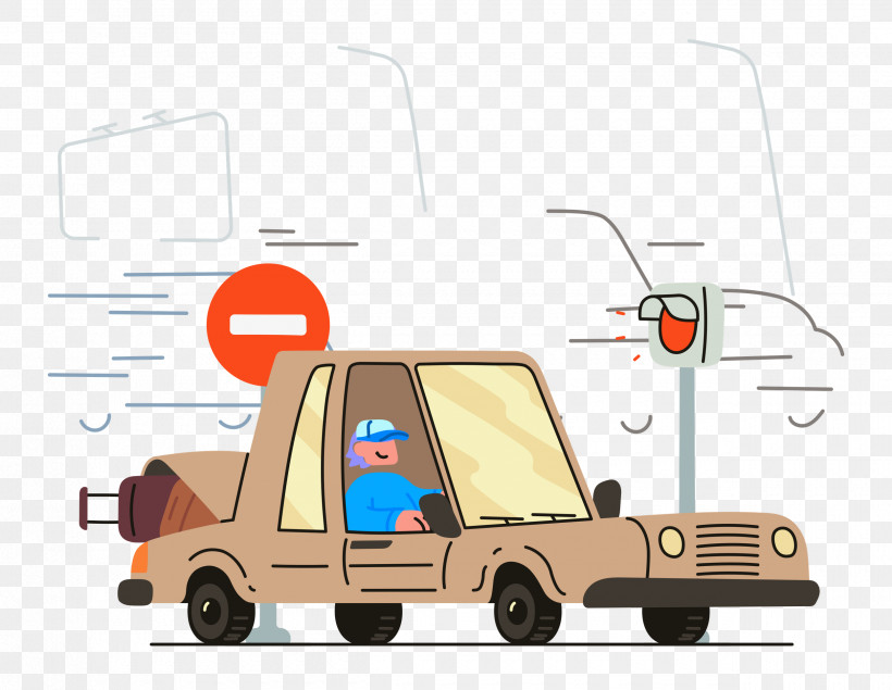 Driving, PNG, 2500x1938px, Driving, Automobile Engineering, Cartoon, Transport Download Free