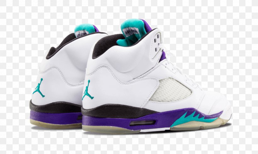 Air Jordan 5 Retro Mens 'Grape' 2013 Sneakers Shoe Air Jordan 5 Retro 'Black Grape' Mens Sneakers Retro Style, PNG, 1000x600px, Air Jordan, Aqua, Athletic Shoe, Basketball Shoe, Black Download Free