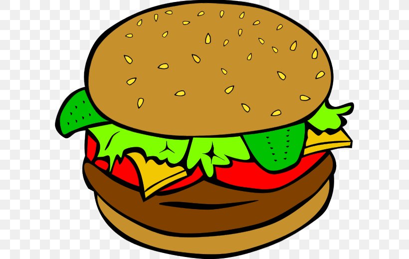 Junk Food Cartoon, PNG, 600x519px, Hamburger, American Food, Cheeseburger, Cuisine, Fast Food Download Free