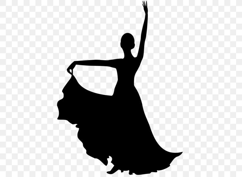 Dance Silhouette Flamenco Clip Art, PNG, 438x600px, Dance, Art, Black And White, Drawing, Flamenco Download Free
