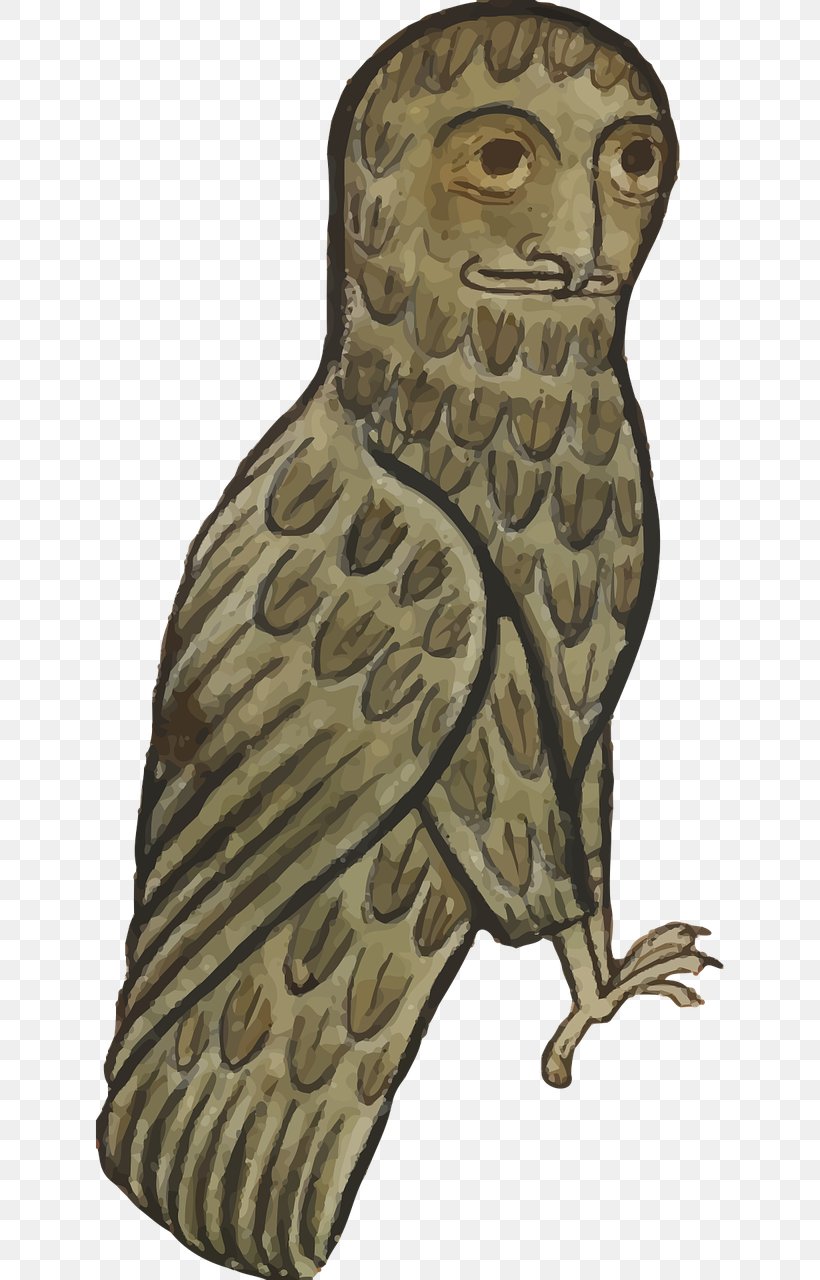 Middle Ages Owl Library, PNG, 640x1280px, Middle Ages, Art, Beak, Bestiary, Bird Download Free