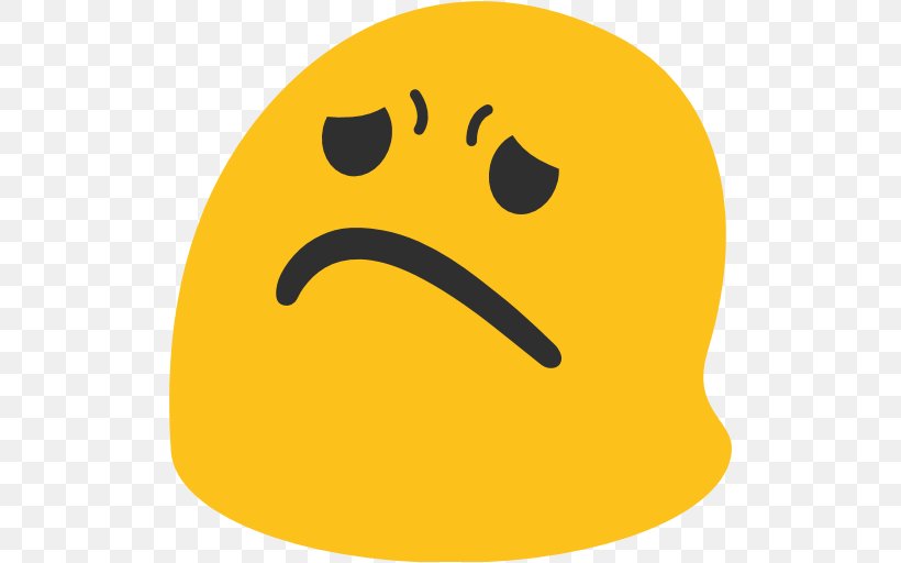 Emoji Emoticon Fear Worry Smiley, PNG, 512x512px, Emoji, Android, Beak, Emojipedia, Emoticon Download Free