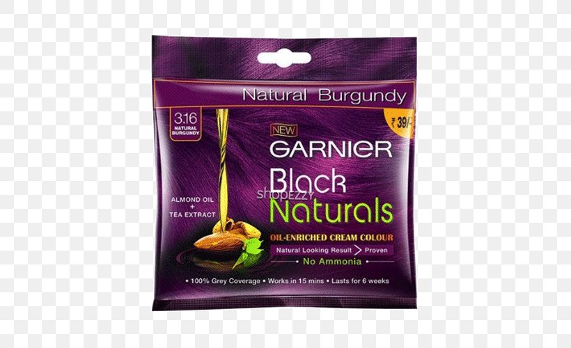 Garnier Hair Coloring Shampoo Cream, PNG, 500x500px, Garnier, Beauty, Black, Brand, Burgundy Download Free