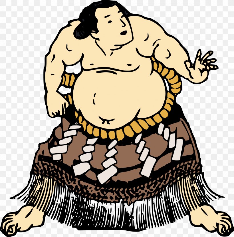 Sumo Rikishi Wrestling Clip Art, PNG, 2370x2400px, Sumo, Art, Artwork, Copyright, Fictional Character Download Free