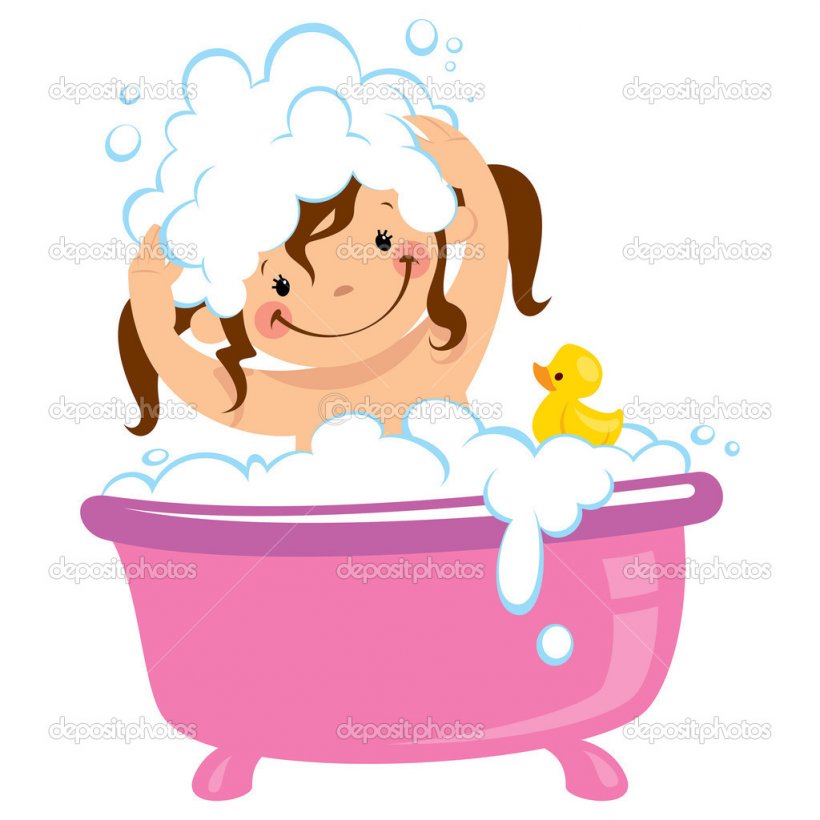 Bathing Bathtub Clip Art, PNG, 1024x1024px, Bathing, Bathtub, Bubble Bath, Cartoon, Child Download Free