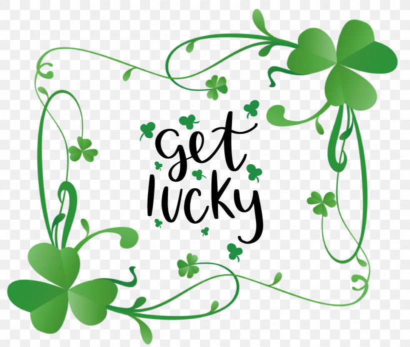 Get Lucky Saint Patrick Patricks Day, PNG, 3000x2543px, Get Lucky, Flowerpot, Grasses, Houseplant, Leaf Download Free