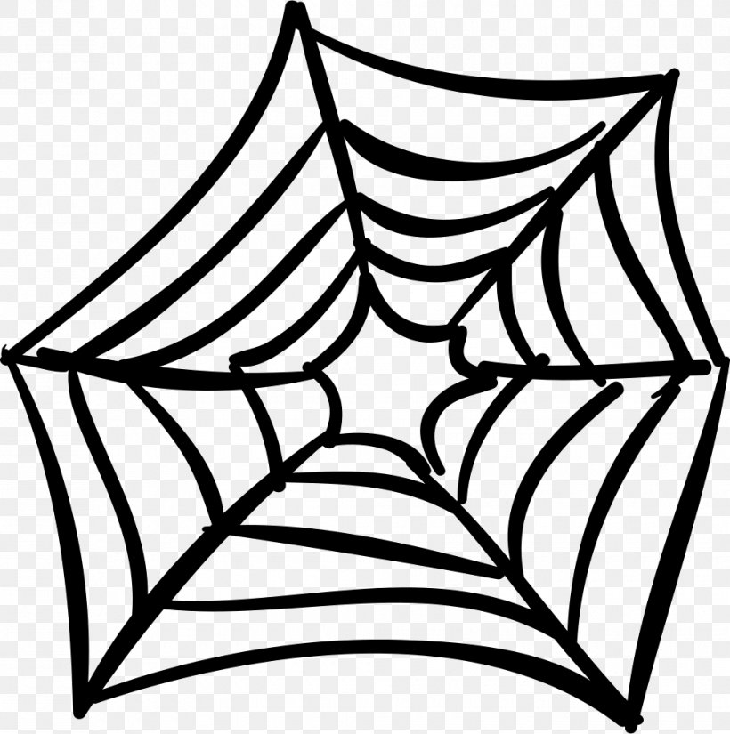 Spider Web Clip Art, PNG, 980x986px, Spider, Arachnid, Area, Artwork, Black And White Download Free
