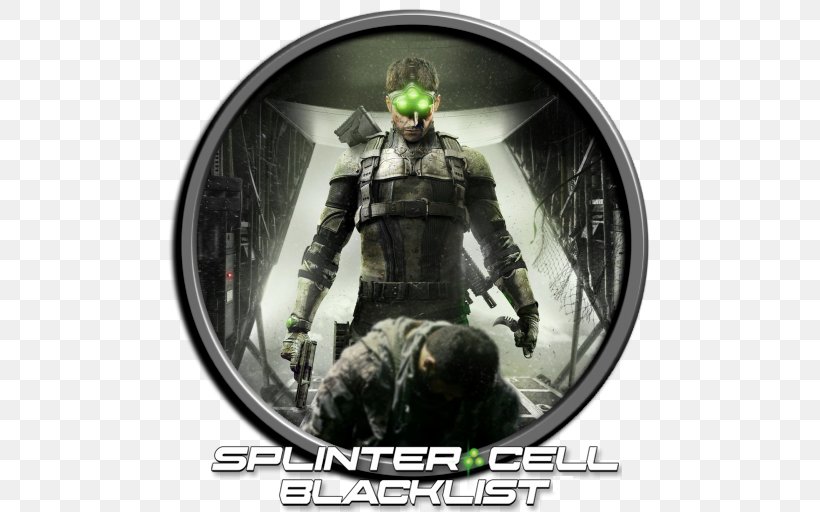 Tom Clancy's Splinter Cell: Blacklist Tom Clancy's Splinter Cell: Conviction Xbox 360 Tom Clancy's Splinter Cell: Pandora Tomorrow, PNG, 512x512px, Xbox 360, Playstation 2, Playstation 3, Sam Fisher, Soldier Download Free