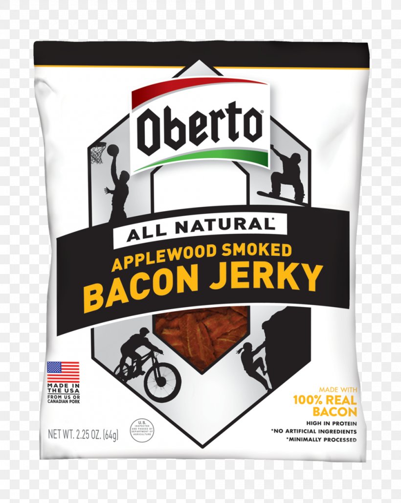Jerky Bacon Oberto Sausage Company Smoking Beef, PNG, 1000x1254px, Jerky, Bacon, Beef, Brand, Dried Meat Download Free
