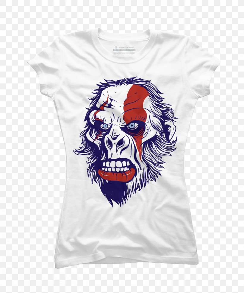 T-shirt Western Gorilla Ape Drawing Clothing, PNG, 1500x1800px, Tshirt, Active Shirt, Ape, Bag, Brand Download Free