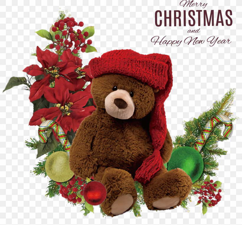Merry Christmas Happy New Year, PNG, 2355x2190px, Merry Christmas, Bauble, Bears, Christmas Day, Christmas Decoration Download Free