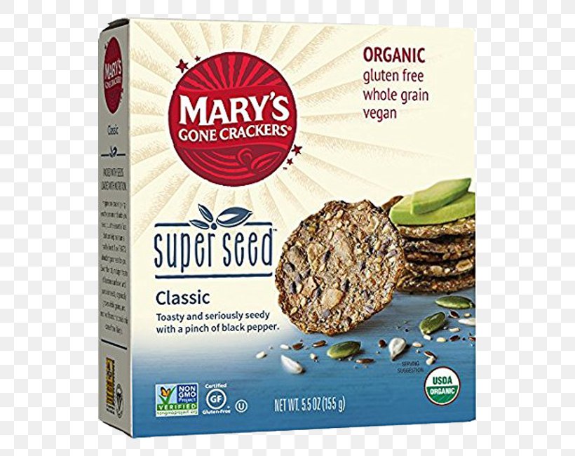 Organic Food Mary's Gone Crackers Pesto Seed, PNG, 650x650px, Organic Food, Breakfast Cereal, Cracker, Dipping Sauce, Flavor Download Free