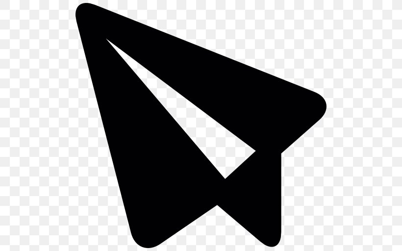 Paper Plane Airplane Symbol, PNG, 512x512px, Paper, Airplane, Black, Black And White, Logo Download Free