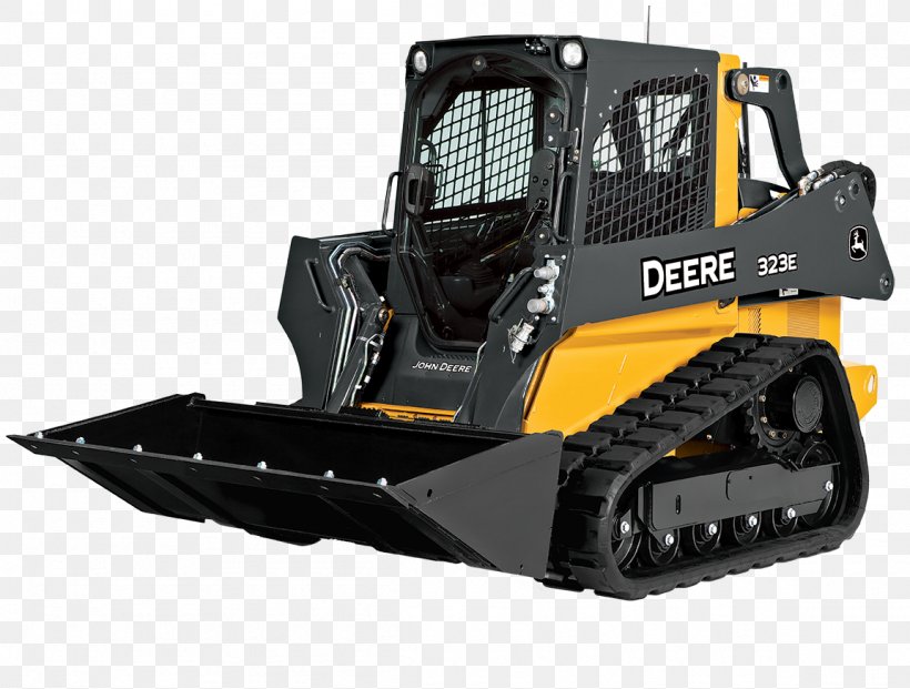 John Deere Skid-steer Loader Heavy Machinery Tractor, PNG, 1152x873px, Watercolor, Cartoon, Flower, Frame, Heart Download Free