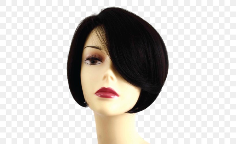 Black Hair Wig Hair Trend Inc, Hair Coloring, PNG, 500x500px, Hair, All Rights Reserved, Bangs, Black, Black Hair Download Free