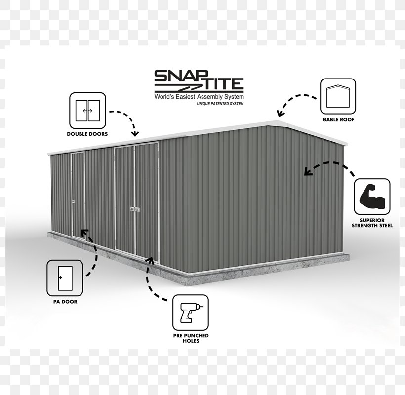 Shed Garden Workshop Warehouse Structure, PNG, 800x800px, Shed, Absco Delivered, Bunnings Warehouse, Container, Door Download Free