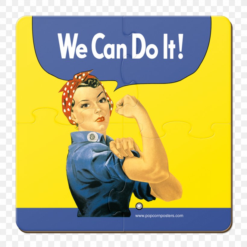 We Can Do It! Second World War Rosie The Riveter Paper Printing, PNG, 1500x1500px, We Can Do It, Area, Art, Brand, Happiness Download Free