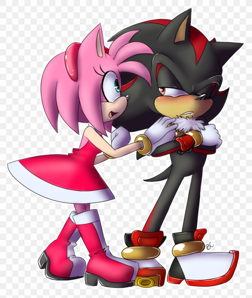 Amy Rose Shadow The Hedgehog Sonic The Hedgehog Fan Art, PNG, 822x972px, Watercolor, Cartoon, Flower, Frame, Heart Download Free