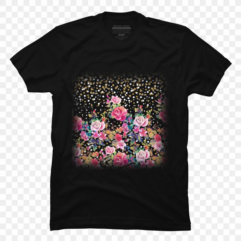T-shirt Art Watercolor Painting Design By Humans, PNG, 1800x1800px, Tshirt, Art, Black, Brand, Cellophane Download Free