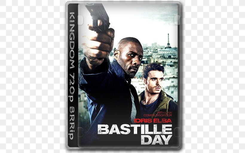Idris Elba Bastille Day YouTube Film StudioCanal, PNG, 512x512px, 2016, Idris Elba, Action Film, Axxo, Bastille Day Download Free