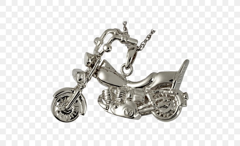 Motorcycle Charms & Pendants Necklace Cremation Jewellery, PNG, 500x500px, Motorcycle, Bestattungsurne, Body Jewelry, Brass, Chain Download Free