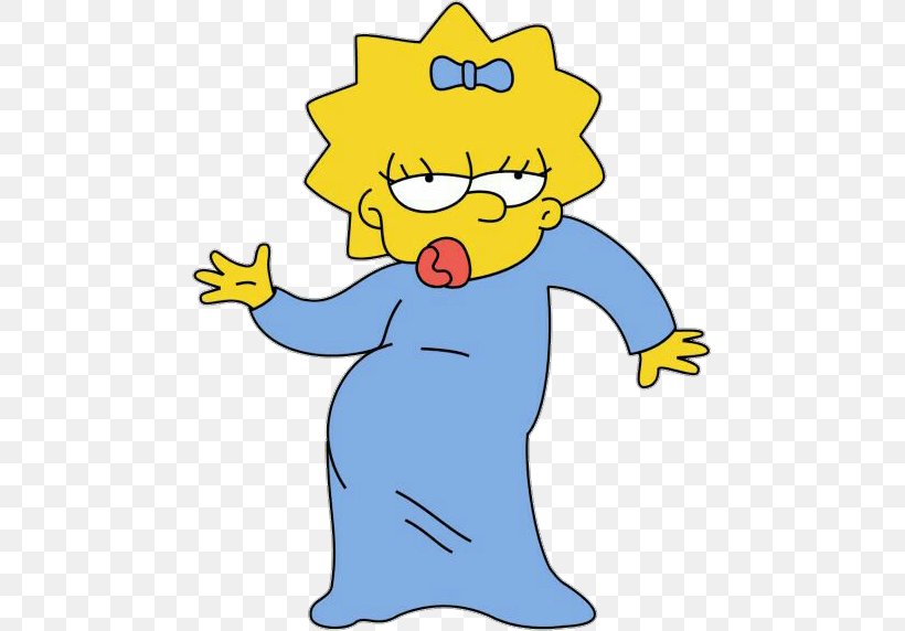 Maggie Simpson Homer Simpson Marge Simpson Bart Simpson Lisa Simpson, PNG, 471x572px, Maggie Simpson, Area, Art, Artwork, Barney Gumble Download Free