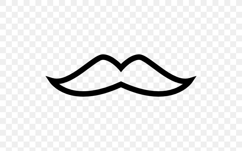 Moustache Hair Clip Art, PNG, 512x512px, Moustache, Beauty, Black, Black And White, Black Hair Download Free