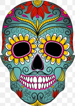 Day Of The Dead Calavera Calaca Hello Kitty Skull, PNG, 611x485px, Day ...