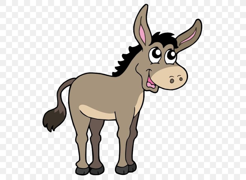 Donkey Cartoon Clip Art, PNG, 558x600px, Donkey, Cartoon, Cuteness,  Drawing, Fictional Character Download Free