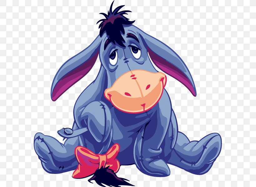 Eeyore Piglet Kaplan Tigger Donkey Winnie-the-Pooh, PNG, 603x600px, Eeyore, Animation, Art, Cartoon, Comics Download Free