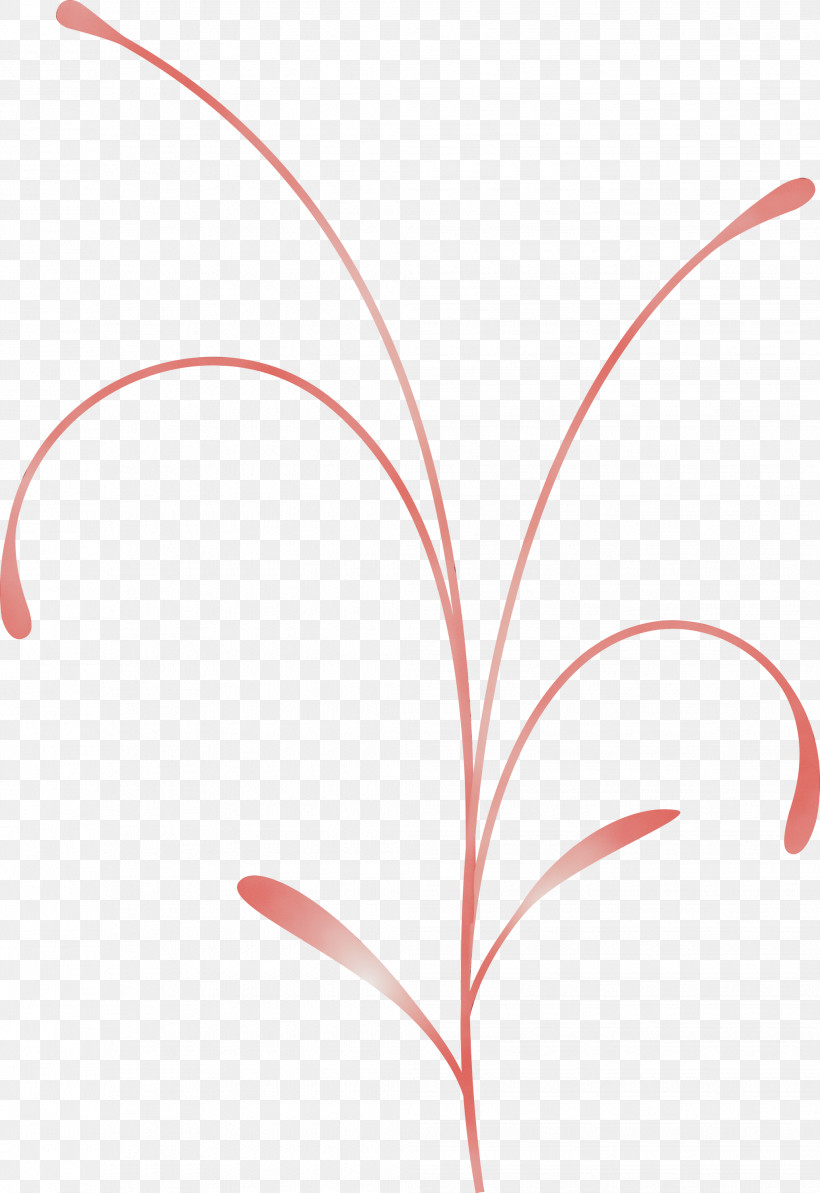 Leaf Red Line Plant Flower, PNG, 2062x3000px, Easter Flower, Flower, Leaf, Line, Paint Download Free