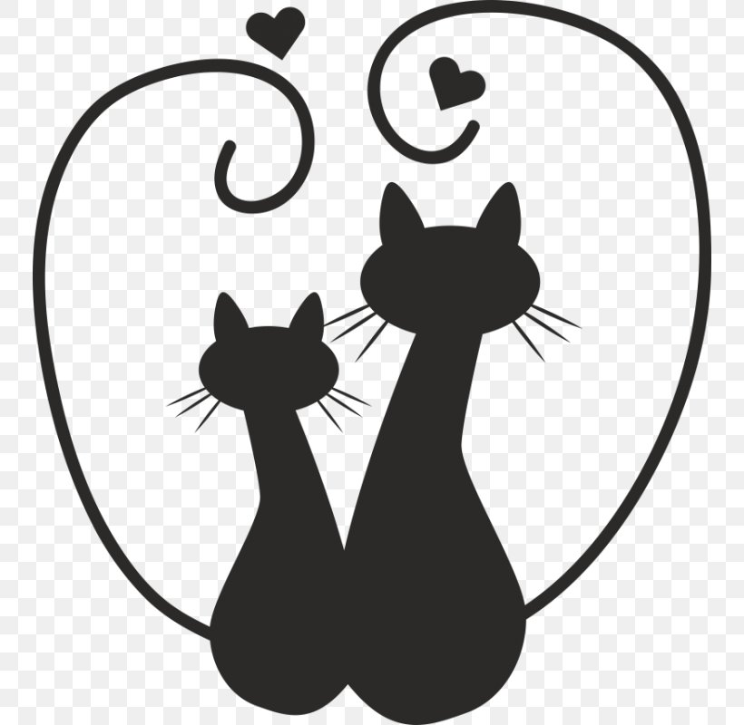 Paper Cat Wedding Invitation Sticker Decal, PNG, 800x800px, Paper, Black, Black And White, Carnivoran, Cat Download Free