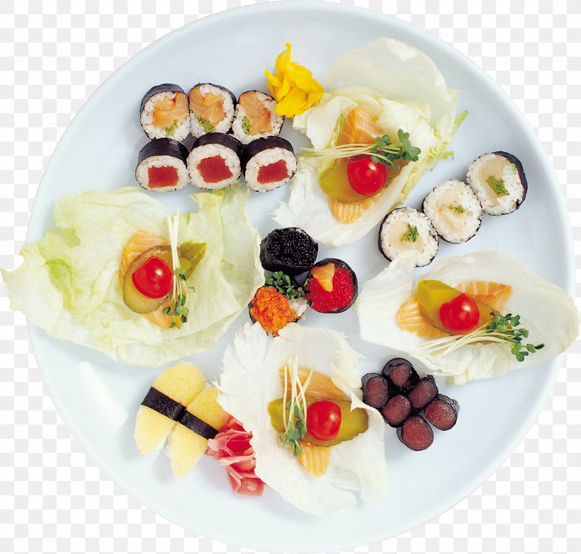 Sushi Makizushi Japanese Cuisine Sashimi Onigiri, PNG, 2576x2461px, Sushi, Appetizer, Cooked Rice, Cuisine, Dish Download Free
