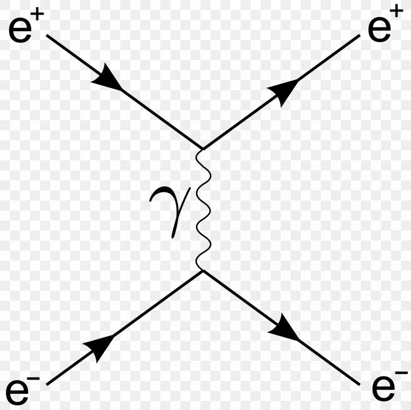 Feynman Diagram Bhabha Scattering Electron–positron Annihilation, PNG, 1200x1198px, Feynman Diagram, Area, Beak, Bhabha Scattering, Black Download Free