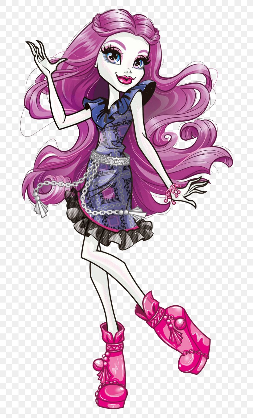 Monster High Ghoul Frankie Stein Lagoona Blue Clawdeen Wolf, PNG, 738x1354px, Watercolor, Cartoon, Flower, Frame, Heart Download Free