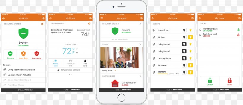 Security Alarms & Systems Alarm Device Home Automation Kits Alarm.com Home Security, PNG, 8240x3584px, Security Alarms Systems, Adt Security Services, Alarm Device, Alarmcom, Brand Download Free