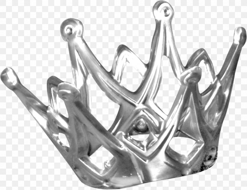 Silver Crystal Crown, PNG, 1005x774px, Crown, Anchor, Auto Part, Automotive Exterior, Black And White Download Free