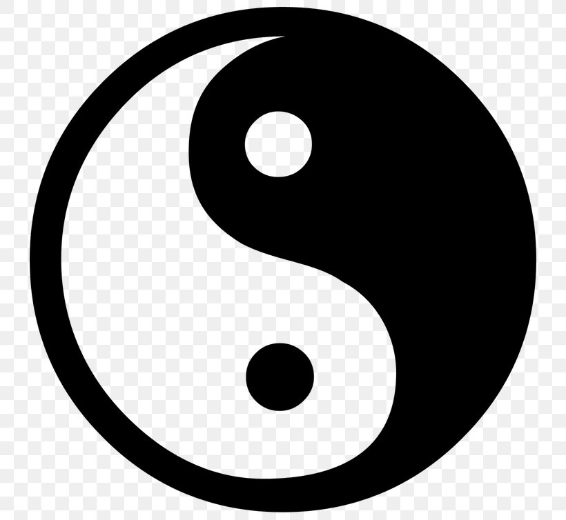 Yin And Yang Clip Art, PNG, 754x754px, Yin And Yang, Area, Black And White, Image Resolution, Royaltyfree Download Free