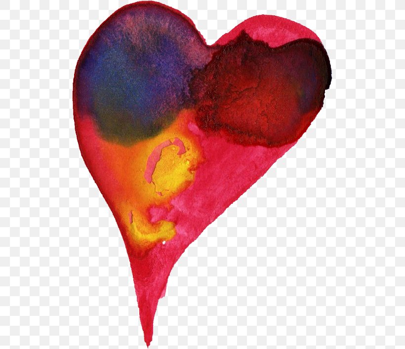 Transparent Watercolor Watercolor Painting Heart, PNG, 527x707px, Transparent Watercolor, Abstract Art, Art, Blog, Canvas Download Free