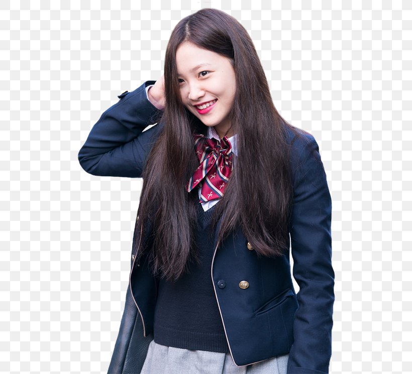 Yeri School Uniform Red Velvet, PNG, 542x745px, Yeri, Brown Hair, Fur, Hair Coloring, High School Download Free